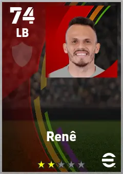 Rene eFootball 2026 player card — 74 OVR LB
