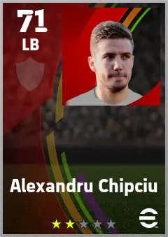 Alexandru Chipciu eFootball 2026 player card — 71 OVR LB