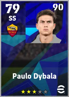 Paulo Dybala eFootball 2026 player card — 79 OVR SS
