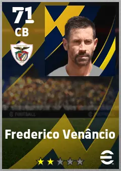 Frederico Venancio eFootball 2026 player card — 71 OVR CB