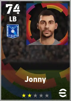 Jonny eFootball 2026 player card — 74 OVR LB