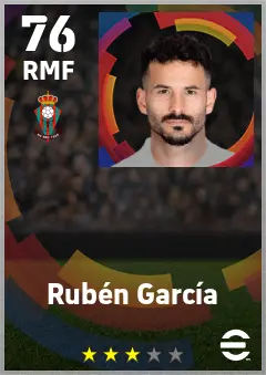 Ruben Garcia eFootball 2026 player card — 76 OVR RMF