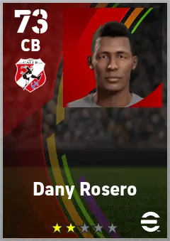 Dany Rosero eFootball 2026 player card — 73 OVR CB