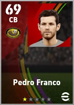 Pedro Franco eFootball 2026 player card — 69 OVR CB