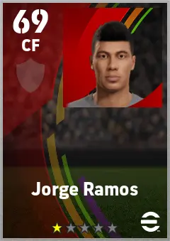 Jorge Ramos eFootball 2026 player card — 69 OVR CF