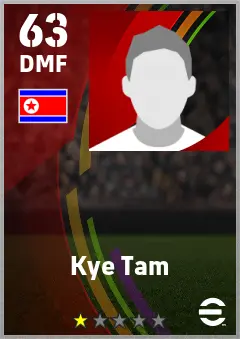 Kye Tam eFootball 2026 player card — 63 OVR DMF