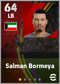 Salman Bormeya eFootball 2026 player card — 64 OVR LB