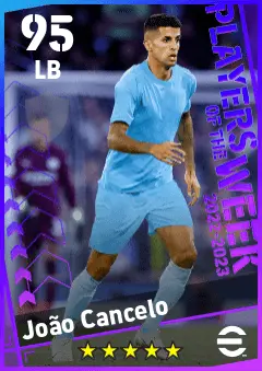 Joao Cancelo eFootball 2026 player card — 95 OVR LB
