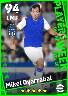 Mikel Oyarzabal eFootball 2026 player card — 94 OVR LMF