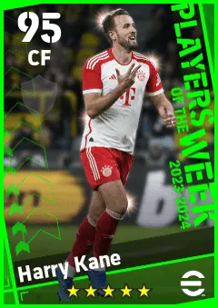 Harry Kane eFootball 2026 player card — 95 OVR CF