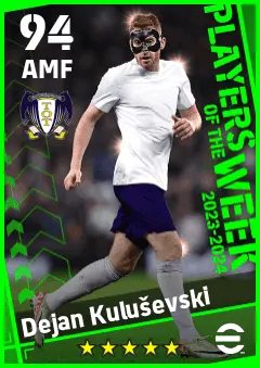 Dejan Kulusevski eFootball 2026 player card — 94 OVR AMF
