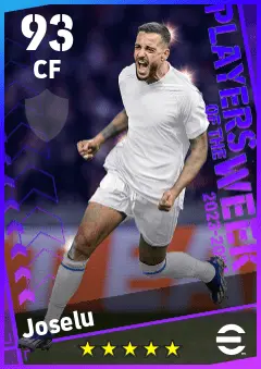 Joselu eFootball 2026 player card — 93 OVR CF