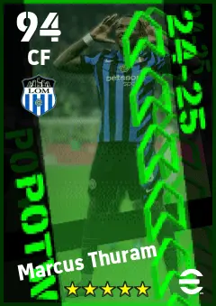 Marcus Thuram eFootball 2026 player card — 94 OVR CF