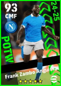 Frank Zambo Anguissa eFootball 2026 player card — 93 OVR CMF
