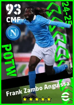 Frank Zambo Anguissa eFootball 2026 player card — 93 OVR CMF