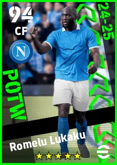 Romelu Lukaku eFootball 2026 player card — 94 OVR CF