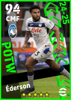 Ederson eFootball 2026 player card — 94 OVR CMF