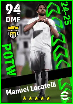 Manuel Locatelli eFootball 2026 player card — 94 OVR DMF
