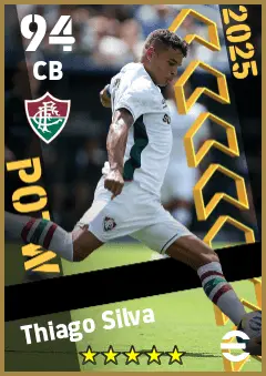 Thiago Silva eFootball 2026 player card — 94 OVR CB