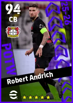 Robert Andrich eFootball 2026 player card — 94 OVR CB