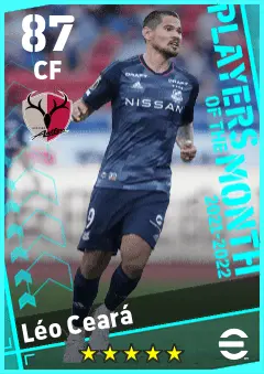 Leo Ceara eFootball 2026 player card — 87 OVR CF