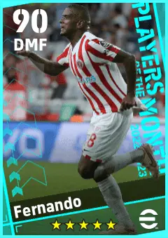 Fernando eFootball 2026 player card — 90 OVR DMF
