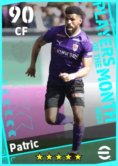 Patric eFootball 2026 player card — 90 OVR CF