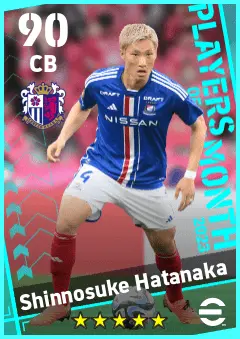 Shinnosuke Hatanaka eFootball 2026 player card — 90 OVR CB