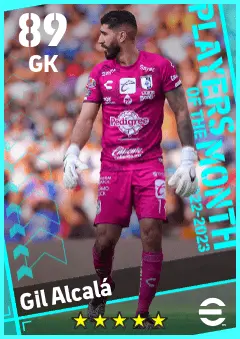 Gil Alcala eFootball 2026 player card — 89 OVR GK