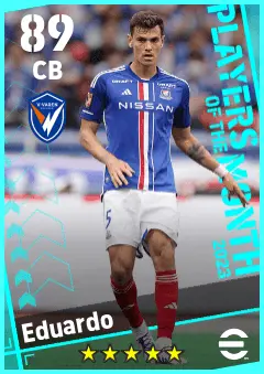 Eduardo eFootball 2026 player card — 89 OVR CB