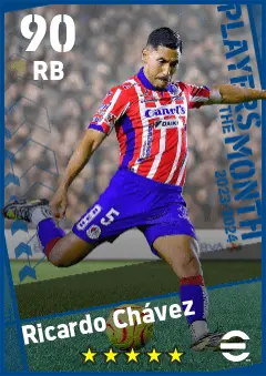 Ricardo Chavez eFootball 2026 player card — 90 OVR RB