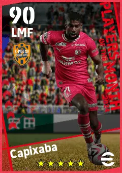 Capixaba eFootball 2026 player card — 90 OVR LMF