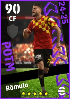 Romulo eFootball 2026 player card — 90 OVR CF