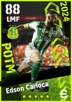 Edson Carioca eFootball 2026 player card — 88 OVR LMF