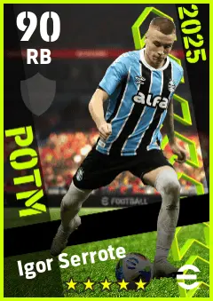 Igor Serrote eFootball 2026 player card — 90 OVR RB