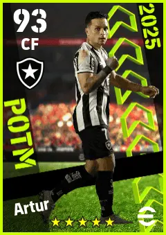 Artur eFootball 2026 player card — 93 OVR CF