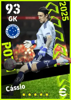 Cassio eFootball 2026 player card — 93 OVR GK