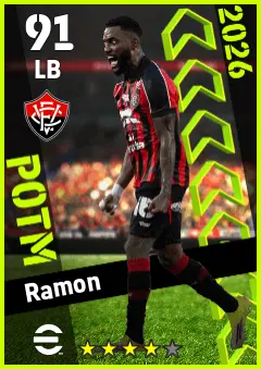 Ramon eFootball 2026 player card — 91 OVR LB
