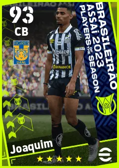 Joaquim eFootball 2026 player card — 93 OVR CB