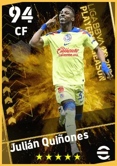 Julian Quinones eFootball 2026 player card — 94 OVR CF
