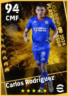 Carlos Rodriguez eFootball 2026 player card — 94 OVR CMF