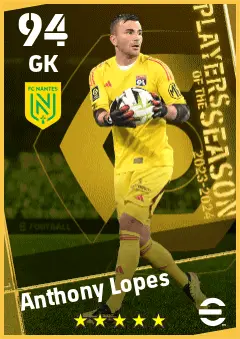 Anthony Lopes eFootball 2026 player card — 94 OVR GK
