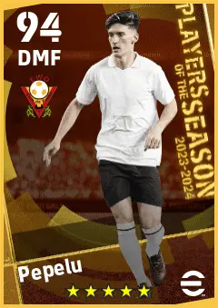 Pepelu eFootball 2026 player card — 94 OVR DMF
