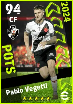 Pablo Vegetti eFootball 2026 player card — 94 OVR CF