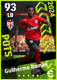Guilherme Romao eFootball 2026 player card — 93 OVR LB