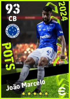 Joao Marcelo eFootball 2026 player card — 93 OVR CB