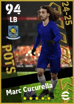 Marc Cucurella eFootball 2026 player card — 94 OVR LB