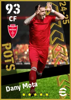Dany Mota eFootball 2026 player card — 93 OVR CF