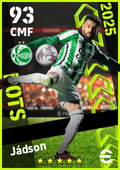 Jadson eFootball 2026 player card — 93 OVR CMF