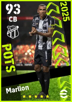 Marllon eFootball 2026 player card — 93 OVR CB
